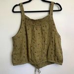 prAna NWT Little Palm Tie Cami in Sweet Grass Meadow Photo 3