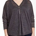 Joan Vass  Zip Pullover Top Photo 0