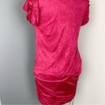 BCBGMAXAZRIA Runway Women's Darted Sleeve Dress Wine Red Size XS Photo 5