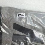 Nike Large L Sports Bra Racerback Spellout Logo Gray Black Workout Fitness Gym Photo 7