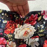Kapukino Floral Black Skirt with Tulle Hem Size M Pink Size M Photo 5