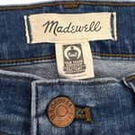Madewell 9" Mid-Rise Skinny Jeans Blue Wash Denim Eco Edition Distressed Size 25 Photo 4