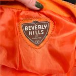 Beverly Hills Leather Club Orange Faux Suede Embroidered Boho Jacket, Fits M/L Size undefined Photo 1