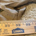 Ulla Popken 100% Linen Popover V Neck Blouse Top 28/30 Autumn Fall Colors Tan Photo 8