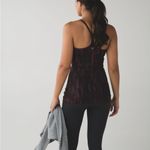 Lululemon  PowerY tank burgundy/black size 6
Painted Animal Bordeaux Drama Black Photo 1