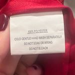 Selfie Leslie NWT  Red Mini Aphrodite Molded Bust Embroidered Wrap Dress Large Photo 8