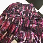 MISA Los Angeles Nova One-Shoulder Bodycon Sequin Mini Dress Pink Purple Black L Photo 9