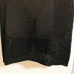 Solid & Striped Belted Semi-Sheer Black Mini Dress Coverup and Festival Wear XS Photo 8