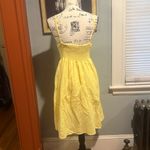 Fancyinn  Yellow Tie-Front and Sleeveless Button-Down Dress (M) Photo 4