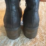 Carlos Santana  Boots Womens 8M Black chunky lug sole ankle booties side zip Photo 4