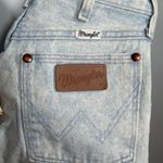 Wrangler Vintage Acid Wash High Rise Straight Leg Mom Jeans Made in USA 25x33 Photo 3