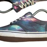 Vans Off The Wall Women's 6 Blue Cosmic Galaxy Skate Sneakers Lace Up Photo 2