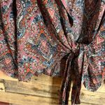 Simply Noelle  Paisley Wrap‎ Style Top Size L/XL Photo 3