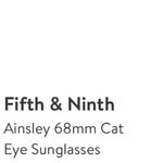 Cateye sunglasses Brown Photo 4