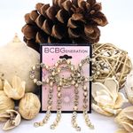 BCBGeneration  Costume Pearl Gold Jewelry Earrings Photo 6