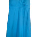 Athleta Shorebreak Dress Size S Brilliant Blue Swim Beach Athleisure Resort Teal Photo 0