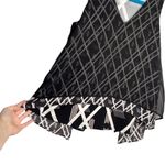 White House | Black Market WHBM Layered Split Back V Neck Sleeveless High Low Blouse Photo 1