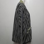 Chico's  Y2K Reversible Kimono Jacket Olive Green Black Asian Style Boho Global OS Photo 4