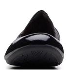 Clarks  Artisan Rena Black Leather Women's Ballerina Flat US 8 M Comfort Classic Photo 5