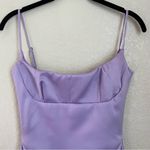 House Of CB HOUSE‎ OF CB 'Helena' Orchid purple lavender Satin Midi Dress /Size XS NWOT Photo 7