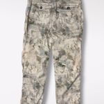 Anthropologie Wanderer Cargo Pants Tie Dye Camo Print Linen Blend 27 Petite Photo 6