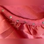 Guess Y2K Vintage Pink Zip Up Hoodie with Rhinestones Silky Pockets Size S Photo 4