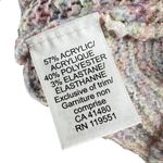 Gentle Fawn V-Neck Sweater Pink Blue Multicolor Size Small Photo 7