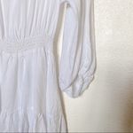 Charlie Holiday  White Peasant Mini Dress Size 4 Photo 2