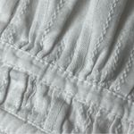 American Eagle White Crochet Peplum Crop Top M Coquette Cottagecore Lace preppy Photo 10