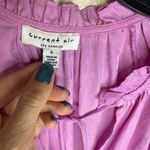 Current Air  lilac Pink Ruffled Short Sleeve Blouse Photo 2