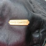 Vince Camuto Black Pebbled Soft Leather Hobo Bag Golden Hardware Tassle Hippie Photo 11