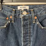 RE/DONE $395 NWT  MIDI DEMIN SKIRT HERITAGE RINSE STUD SZ 25 Photo 2