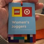 NWT Limited Edition Lego for Target Women’s Joggers, Medium Pink Photo 5