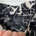 Rag and Bone Liberty Black White Floral Print Mini knit Skirt sz S Photo 6