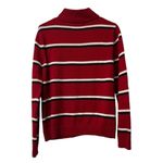 American Living Women Red Pullover Sweater Cotton 1/4 Zip Long Sleeve Size Large Photo 1