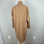 Old Navy Coat Womens XL Tan Soft Brushed Overcoat Classic Trench Winter Neutral Photo 4