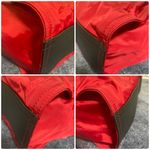 Burberry . Red Nylon Tote Bag Photo 8