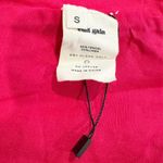 Cult Gaia  Lucienne Linen Blend One Shoulder Cut Out Twist Mini Dress Pink Small Photo 7