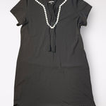 Lands' End  Black‎ Nylon Shift Dress Swim Cover up Size S Photo 0