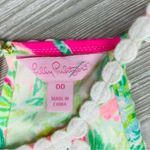 Lilly Pulitzer  Pearl Soft Shift Dress tropical beach dress pink and green 00 Photo 3