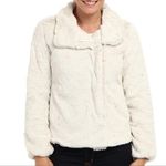 Patagonia Pelage Asymmetrical Zip Up Cream Beige Sherpa Teddy Moto Jacket Medium Photo 0