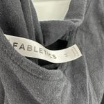 Fabletics  size‎ medium black long sleeve top criss cross back detail Photo 4