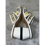 Karl Lagerfeld LAGERFELD Women’s Spring Floral Chunky Y2K Sandals 8.5 Photo 5