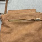 Shiraleah Shirahleah Chicago Crossbody Shoulder Vegan Leather Purse‎ Adjustable Straps Tan Photo 10
