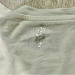 Free People FP Movement White Blue Short Sleeve Shirt Wool Oversized Top Size XS Photo 6