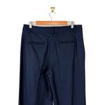 Massimo Dutti  Wool Flannel Pants Navy Blue Sz 10 Photo 6