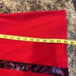 Soybu  Red Crossover Back Padded Tank Top Size XL Purple Black Accents Photo 7