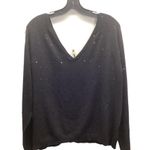 Attention  Size X-Large Sequence Black V-Neck Sweater. Preloved Photo 0