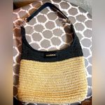 Brighton  Black and Natural Tan Woven Women’s Bag black and silver accents spring Photo 0