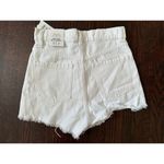 ZARA  White High-Rise Split Shorts Size 2 NWT! Photo 1